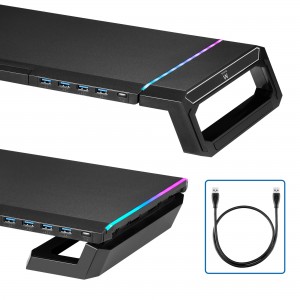 SOPORTE PLEGABLE MONITOR RGB CON CAJON SOPORTE PARA SMARTPHONE 4 PUERTOS. 2