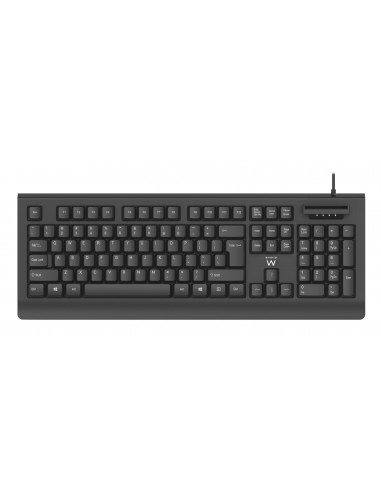 TECLADO EWENT CON LECTOR DNI QWERTY ES