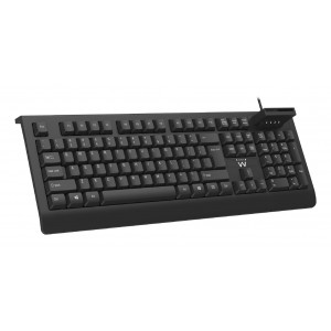 TECLADO EWENT CON LECTOR DNI QWERTY ES 2
