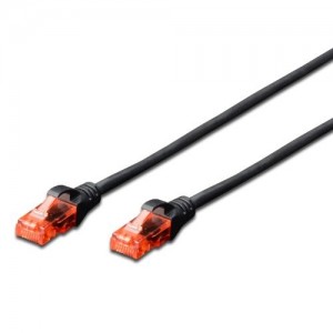 CABLE RED EWENT CAT 6 U UTP 2M NEGRO