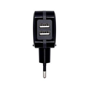 CARGADOR USB 17W AISENS 5V 3.4A 2xUSB CON CONTROL AI NEGRO 2