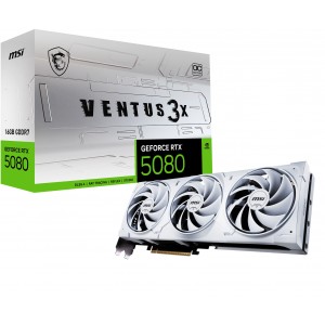 TARJETA GRAFICA MSI RTX 5080 16G VENTUS 3X OC WHITE