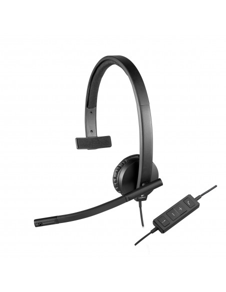 AURICULARES LOGITECH H570e NEGRO MICROFONO ALAMBRICO MONOAURAL