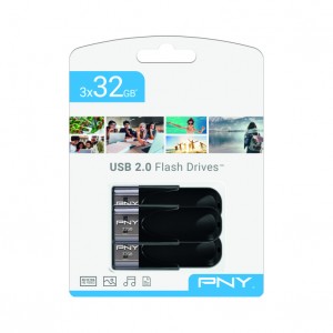 USB 2.0 PNY 3X 32GB...
