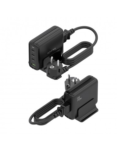 CARGADOR GAN AISENS SOBREMESA 140W 3XUSB-C PD3.1 QC4.0 QC5.0 USB-A QC3.0