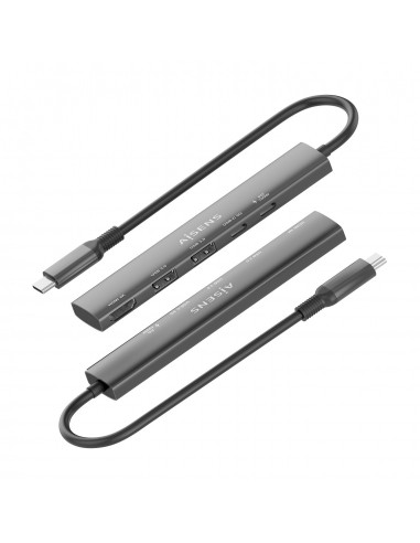 USB-C DOCK AISENS 5 EN 1 USB-C A 1XHDMI 2XUSB-A 1XUSB-C 1XPD 15CM
