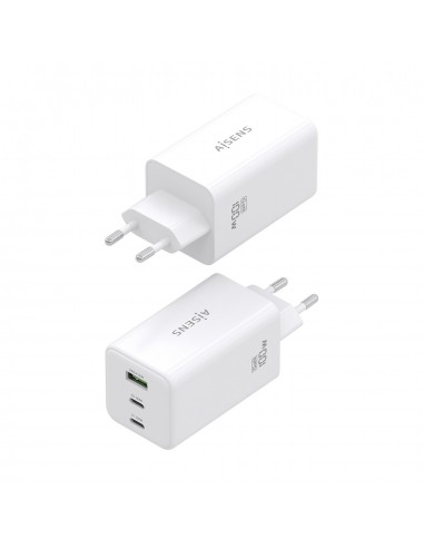 CARGADOR GAN AISENS 100W 2XUSB-C PD3.0 QC4.0 QC5.0 1XUSB-A QC3.0