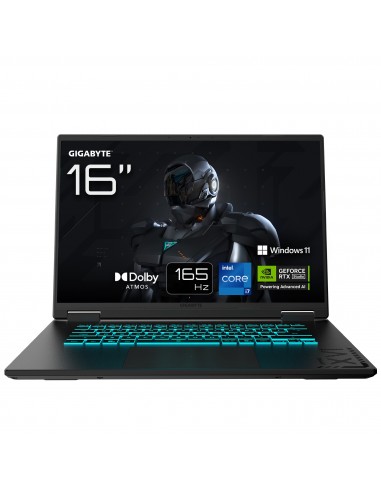 PORTATIL GIGABYTE A16 CWHI3ES864SH I7-13620H  RTX5070 32GB 1TB 16" WUXGA W11H