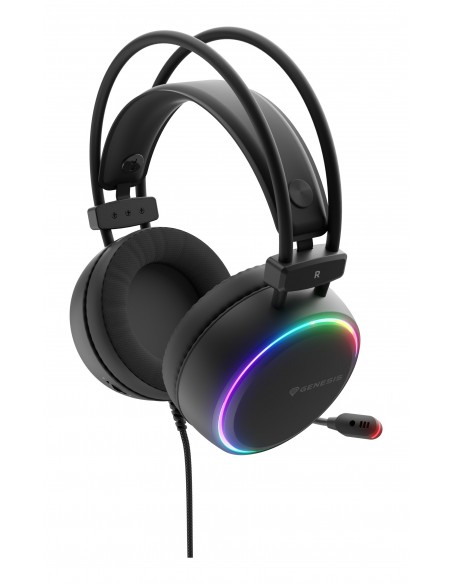 AURICULARES GAMING GENESIS NEON 613 G2 2.0 RGB NEGRO