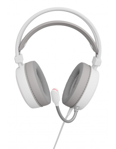 AURICULARES GAMING GENESIS NEON 613 G2 2.0 RGB BLANCO