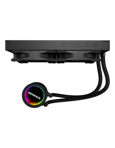 VENTILADOR GENESIS REFRIGERACION LIQUIDA HYDRIA 240 ARGB 120MM + PASTA TERMICA