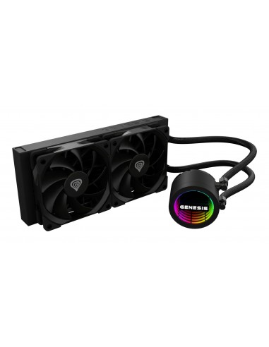 VENTILADOR GENESIS REFRIGERACION LIQUIDA HYDRIA 240 120MM + PASTA TERMICA