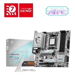 PLACA BASE MSI B850M GAMING PLUS WIFI PCI-E x16 Gen5, M.2 Gen5