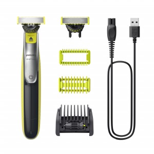 RECORTADORA PHILIPS QP2834 23 ONE BLADE 360 CARA CUERPO DOBLE CUCHILLA