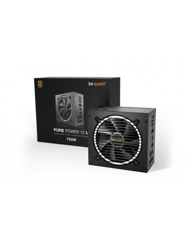 FUENTE ALIMENTACION BEQUIET PURE POWER 12M 750W ATX 80+ GOLD