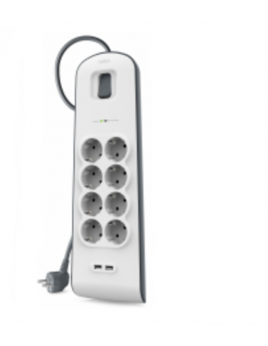REGLETA BELKIN SURGERSTRIP 8 TOMAS 2x...