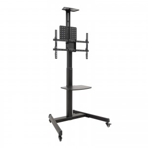 SOPORTE SUELO RUEDAS REGULABLE COMETA 60-100" 90Â°