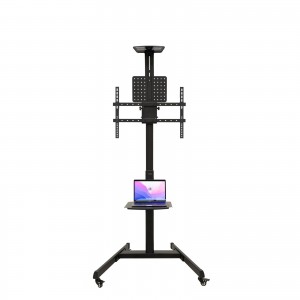 SOPORTE SUELO RUEDAS REGULABLE COMETA 60-100" 90° 2