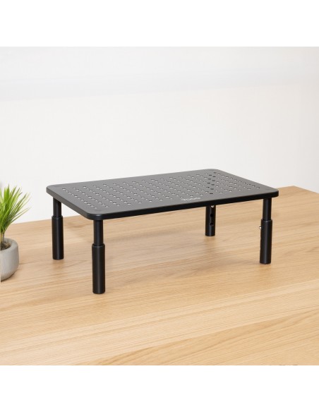 SOPORTE ELEVADOR PARA MONITORES NEGRO