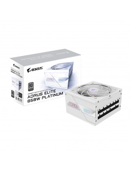 FUENTES DE ALIMENTACION GIGABYTE PLATINIUM AORUS ELITE 850W ICE ATX BLANCO