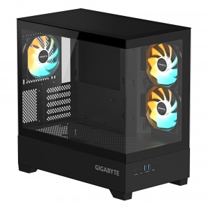 CAJA GIGABYTE M-ATX C201P 3XVENT 120MM NEGRO 2