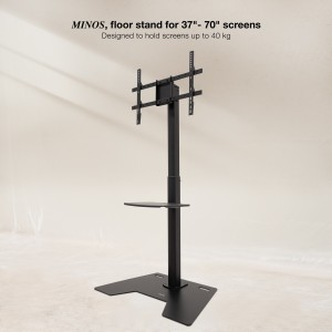 SOPORTE SUELO TOOQ "MINOS" 37-70" ROTACION 90Â° 2