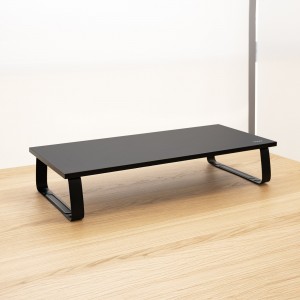 SOPORTE ELEVADOR TOOQ MADERA PARA MONITORES NEGRO 2