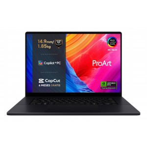 PORTATIL ASUS PROART H7606WP-SC104W AI R9 HX370 32GB 1TB RTX5070 16"OLED W11H 2