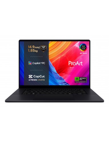 PORTATIL ASUS PROART H7606WP-SC104W AI R9 HX370 32GB 1TB RTX5070 16"OLED W11H