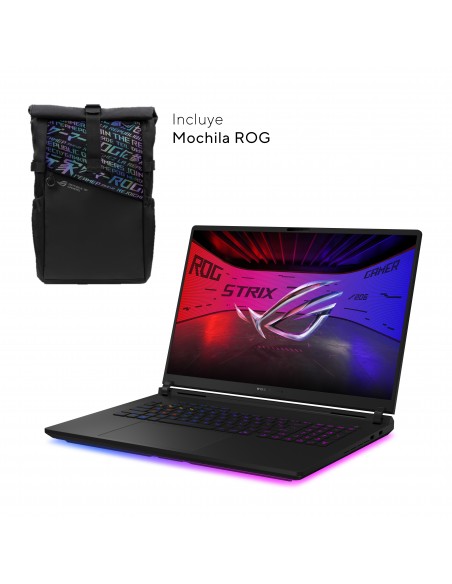 PORTATIL ASUS ROG STRIX G835LX-SA046W U9 275HX 64GB 4TB RTX5090 18"WQXGA W11H