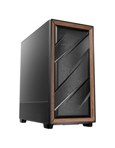 CAJA ANTEC FLUX SE ATX WOOD NEGRO...