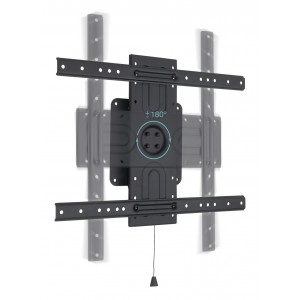 SOPORTE PARED TOOQ 37-80 ROTACION 360° NEGRO 2