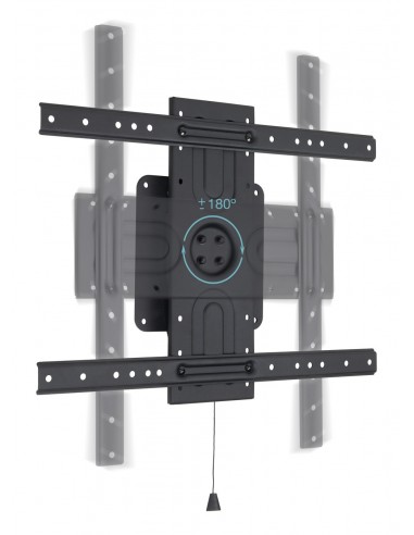 SOPORTE PARED TOOQ 37-80 ROTACION 360Â° NEGRO