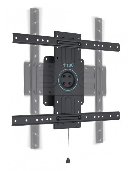 SOPORTE PARED TOOQ 37-80 ROTACION 360Â° NEGRO