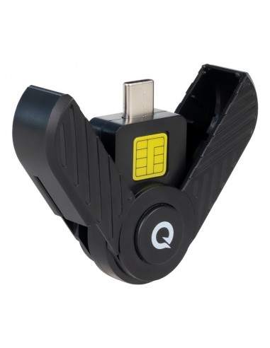 LECTOR TARJETAS TOOQ DNIE USB-C 2.0 NEGRO