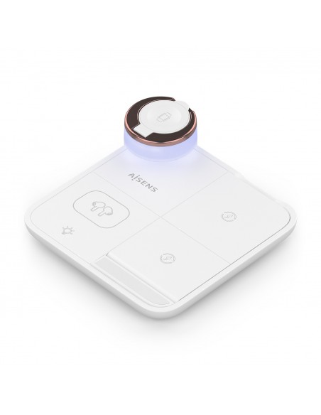 CARGADOR AISENS INALAMBRICO USB-C 4 EN 1 15W MOVIL APPLE WATCH AURICULARES