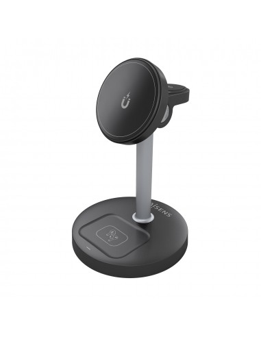 CARGADOR AISENS INALAMBRICO USB-C 4 EN 1 15W MOVIL APPLE WATCH AURICULARES