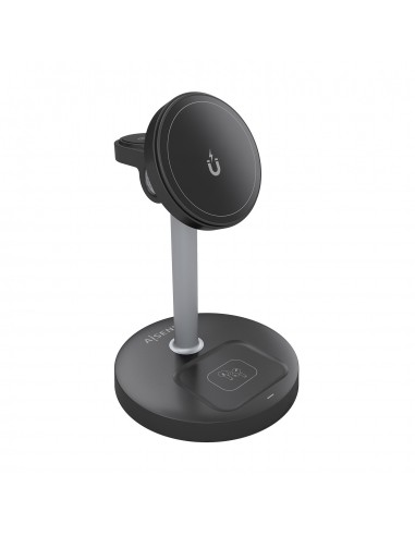 CARGADOR AISENS INALAMBRICO USB-C 4 EN 1 15W MOVIL APPLE WATCH AURICULARES