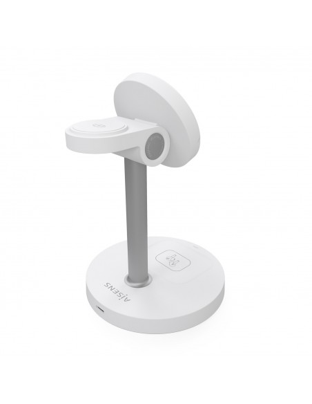 CARGADOR AISENS INALAMBRICO USB-C 3 EN 1 15W MOVIL APPLE WATCH AURICULARES