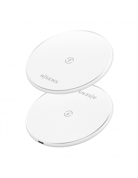CARGADOR AISENS INALAMBRICO USB-C 15W PARA MOVIL BLANCO