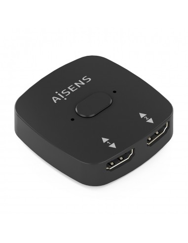 CONMUTADOR HDMI AISENS SWITCH 4K60HZ 2X1 NEGRO