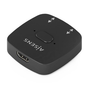 CONMUTADOR HDMI AISENS SWITCH 4K60HZ 2X1 NEGRO 2