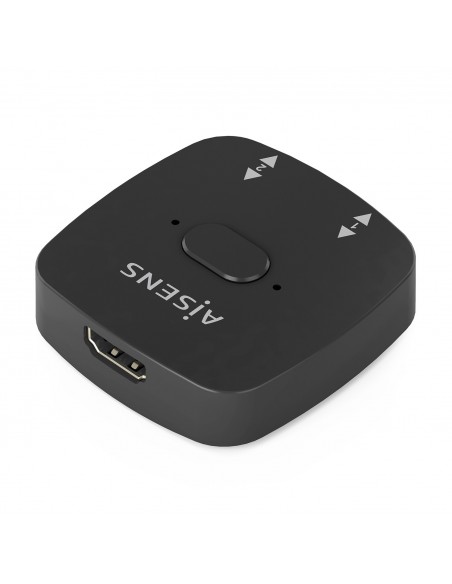 CONMUTADOR HDMI AISENS SWITCH 4K60HZ 2X1 NEGRO