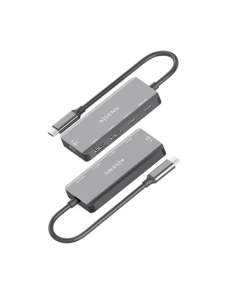 HUB AISENS USB 3.1 USB-C 1XPD 100W 1XUSB-C 3.0 1XUSB-C 2.0 2XUSB-A 2.0 15CM