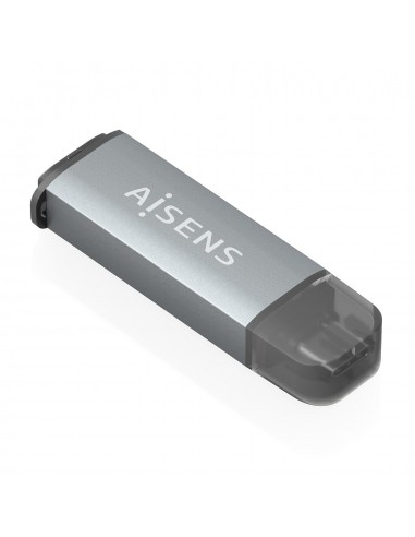 LECTOR TARJETAS AISENS SD MICRO SD MMC RS-MMC MMC MICRO USBC GRIS