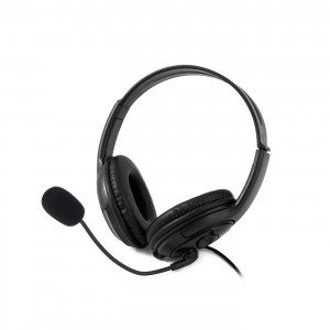 AURICULARES COOLBOX COOLCHAT U1 NEGRO MICROFONO ALAMBRICO USB