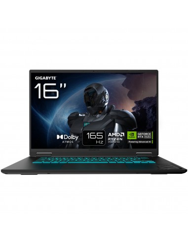 PORTATIL GIGABYTE A16 3VHK3ES864SD R7 260 32GB 1TB RTX5060 16"FHD FreeDOS
