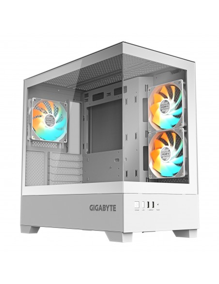 CAJA GIGABYTE M-ATX C201PI 3XVENT 120MM BLANCA