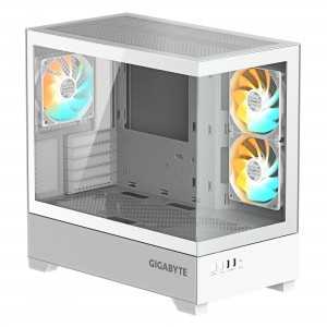 CAJA GIGABYTE M-ATX C201PI 3XVENT 120MM BLANCA 2