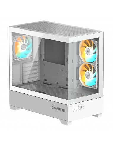 CAJA GIGABYTE M-ATX C201PI 3XVENT 120MM BLANCA